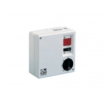 SCNRL 5  (5-stupňová regulace otáček, montáž na stěnu, tlačítko na zapnutí světla, max. Zátěž 250W)